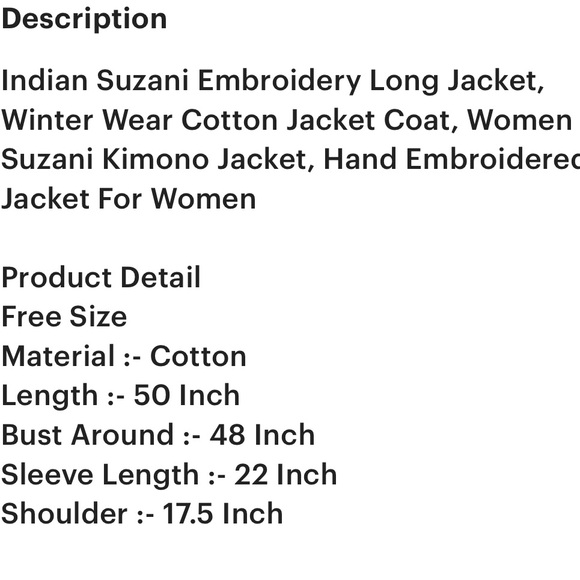 Kimono- cotton and fully lined - Picture 4 of 5